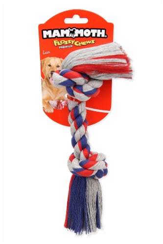 Mammoth Flossy Chews Medium Rope Dog Toy Perspective: front