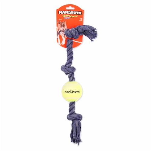 Mammoth Floss Chews XL Colors 5 Knot Tie Perspective: front