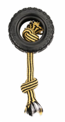 Tirebiter Medium Rope Dog Toy Perspective: front