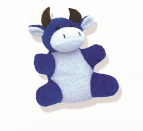 Mammoth Terry Cloth Animal Cuties Dog Toy Perspective: front