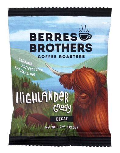 Berres Brothers Highlander Grogg Decaf Ground Coffee Perspective: front