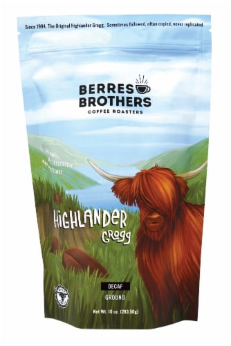 Berres Brothers Decaf Highlander Grogg Ground Coffee Perspective: front