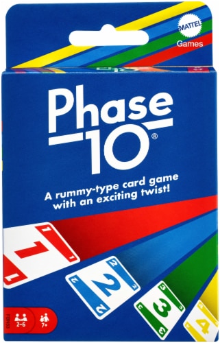 Mattel® Phase 10® Card Game Perspective: front