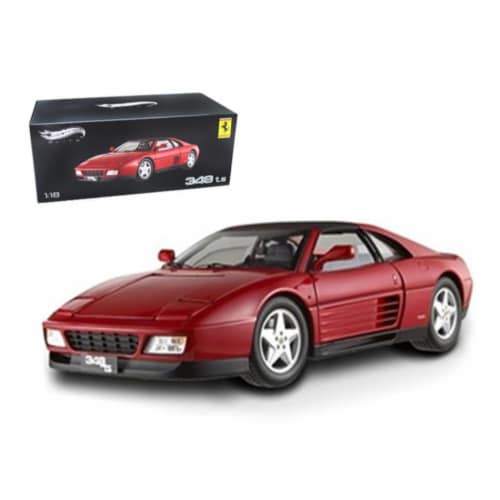 Ferrari 348 TS Elite Edition Red 1/18 Limited Edition by Hotwheels Perspective: front