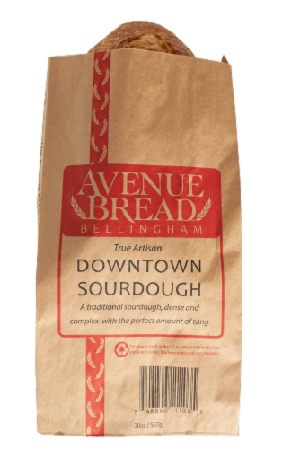 Avenue Bread True Artisan Downtown Sourdough Loaf Perspective: front