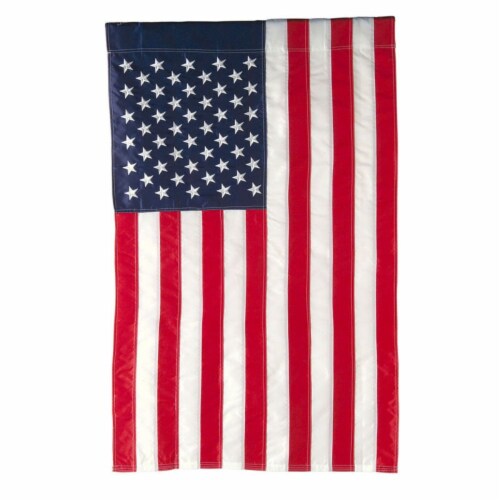 American Flag House Applique Flag Perspective: front
