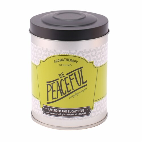 Perfect Remedy Be Peaceful Everyday Escapes Lavender and Eucalyptus Scented Candle Perspective: front