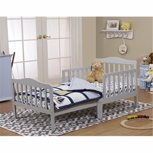 Orbelle Toddler Bed&#44; Gray Perspective: front