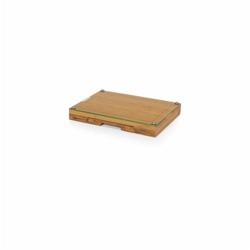 Concerto Cutting Board Tray & Cheese Tools Set - Bamboo Perspective: front