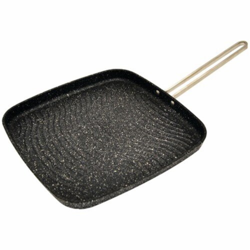 10 in. Grill Pan with Bakelite Handles Perspective: front