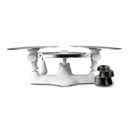 4 oz Bakers Scale with Stainless Steel Plates Perspective: front