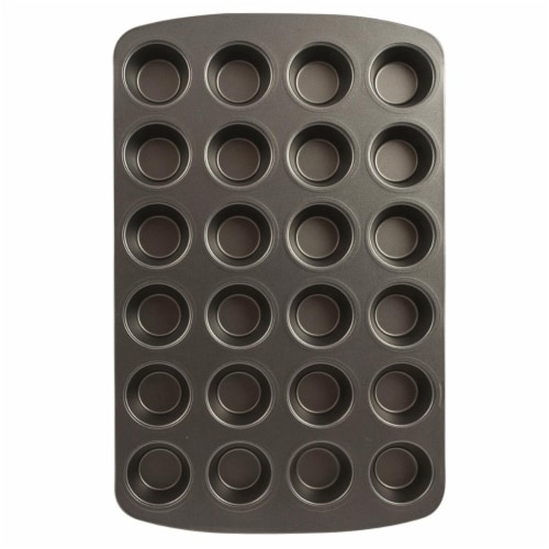 Muffin Pan Non-Stick 24 Mini Perspective: front
