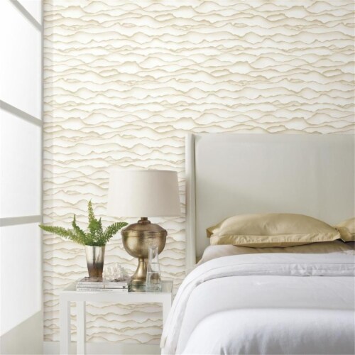 Singed Peel & Stick Wallpaper, Gold, 1 - Kroger
