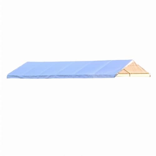 18×40 Canopy White Replacement Cover for 2 in. Frame; FR Rated Perspective: front