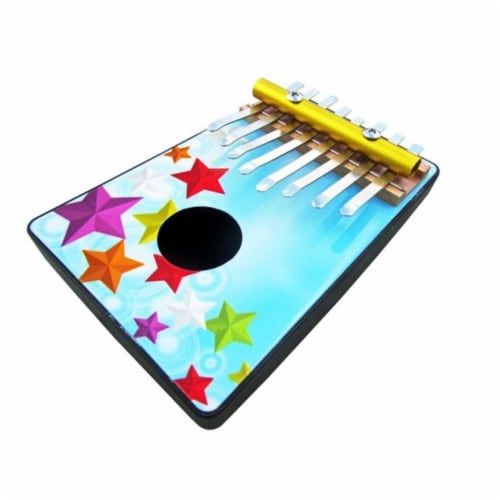 Stars 8 Note Thumb Piano Perspective: front