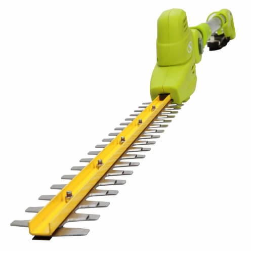 Electric Pole Hedge Trimmer  18 in. 3.8 Amp - Green Perspective: front