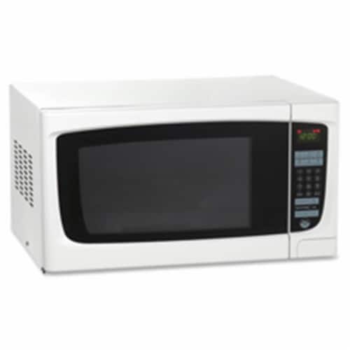 Microwave, 1.4 CF, 21.75 in. x 18 in. x 12.25 in., 1000 Watts, White Perspective: front