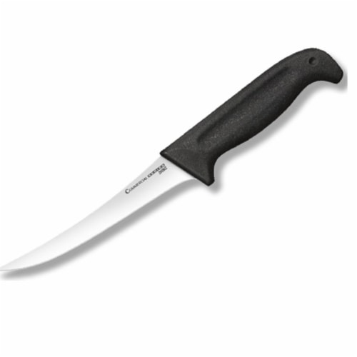 11.25 in. Commercial Stiff Curved Boning Knife with 6 in. Blade Perspective: front