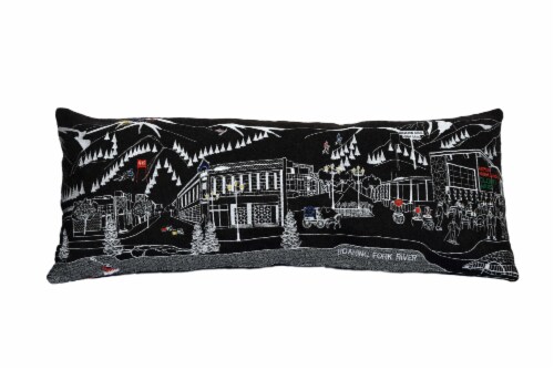 Beyond Cushions Aspen Queen Night Embroidered Skyline Pillow