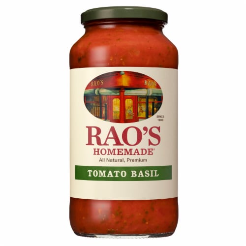 Rao's Homemade® Tomato Basil Sauce Perspective: front