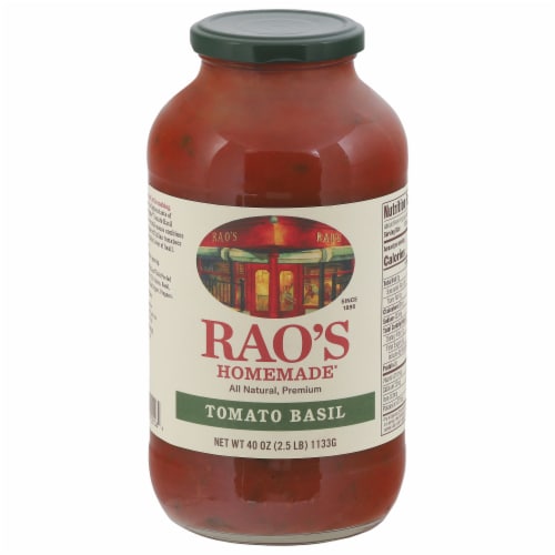 Rao's Homemade® Tomato Basil Sauce Perspective: front