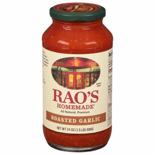 Rao's Homemade Roasted Garlic Sauce Perspective: front