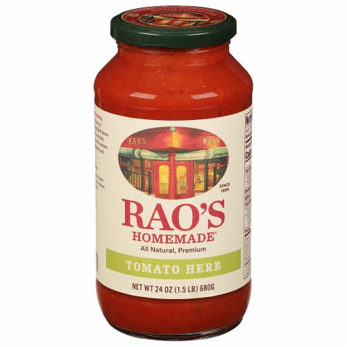 Rao's Homemade Tomato Herb Sauce Perspective: front