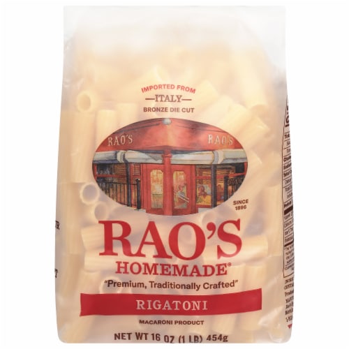 Rao's Homemade® Rigatoni Pasta Noodles Perspective: front