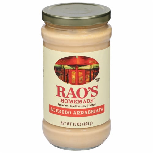 RAO's Homemade Premium Alfredo Arrabbiata Sauce Perspective: front
