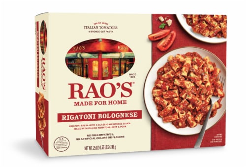 Rao's® Made For Home Rigatoni Bolognese Frozen Meal Perspective: front