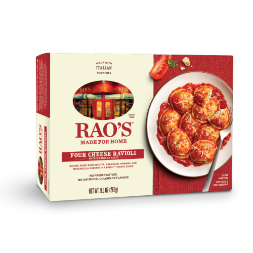Rao's® Four Cheese Ravioli with Marinara Sauce Perspective: front