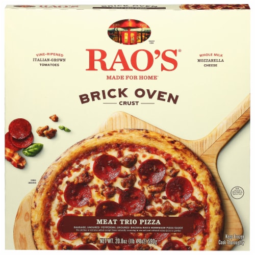 Rao's® Frozen Meat Trio Brick Oven Pizza Perspective: front