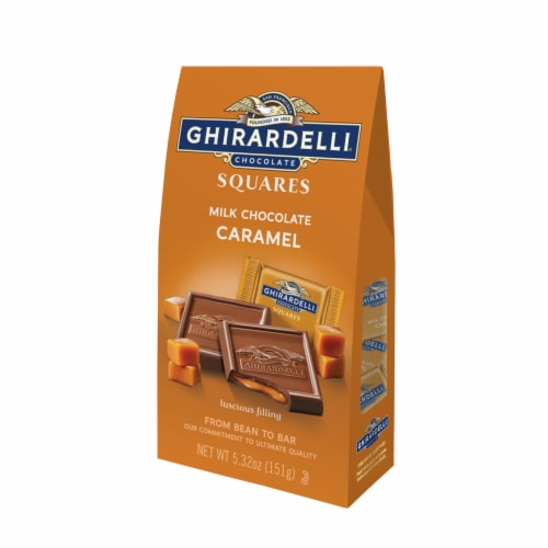 Ghirardelli® Milk Chocolate with Caramel Filling Squares