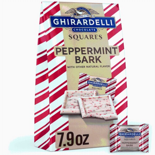 Ghirardelli Holiday Peppermint Bark Squares Bag 7 9 Oz Fred Meyer