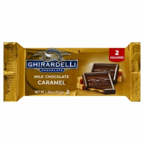 Ghirardelli Milk Chocolate Caramel 2-Square