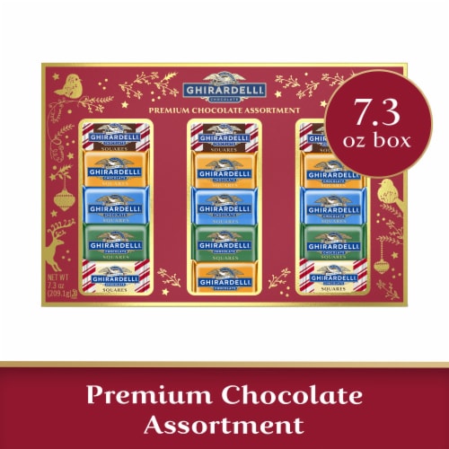 Ghirardelli® Holiday Premium Chocolate Assortment Gift Perspective: front