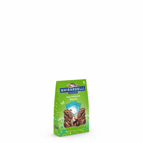 Ghirardelli Easter Milk Chocolate Bunnies Perspective: front