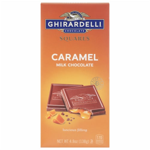 Ghirardelli Dark Chocolate Bar with Sea Salt Caramel Filling, 3.5