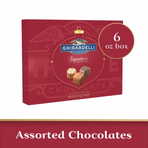 Ghirardelli® Holiday Signature Collection Pralines Boxed Chocolates Perspective: front