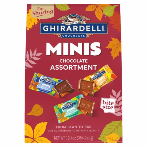 Ghirardelli Fall Mini Chocolates Halloween Candy Perspective: front