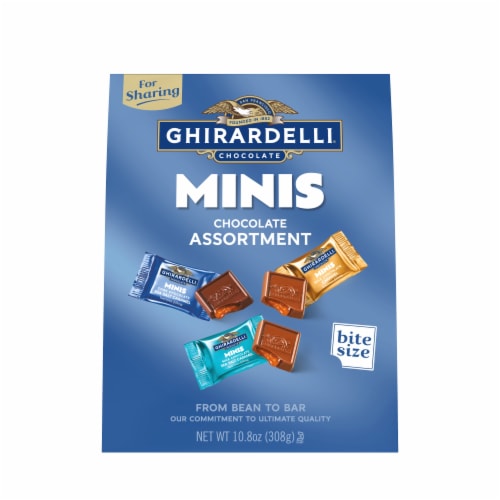 Ghirardelli® Minis Chocolate Assorted Bag Perspective: front