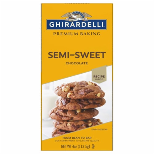 Ghirardelli® Premium Baking Bar Semi Sweet Chocolate 4 Oz Kroger