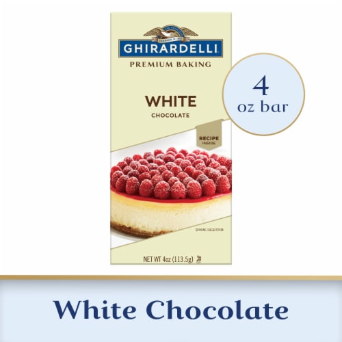 Ghirardelli® White Chocolate Premium Baking Bar Perspective: front