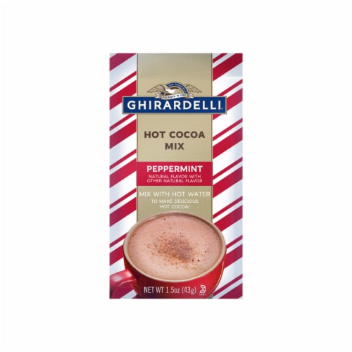 Ghiradelli® Peppermint Hot Cocoa Mix Perspective: front