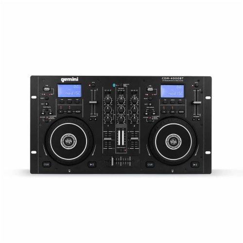 Gemini CDM4000BT CD/MIXER Combo Player With BT Input Perspective: front