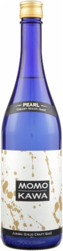 Momokawa Pearl Sake Perspective: front