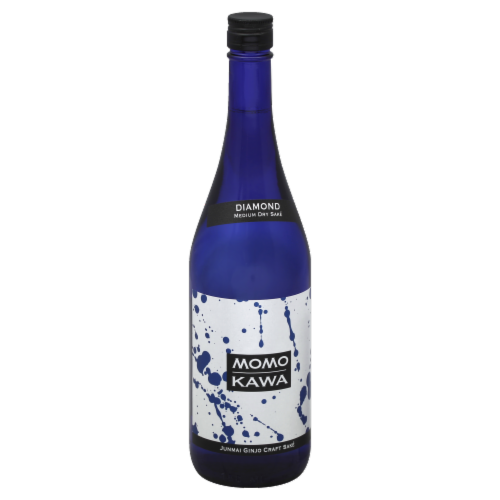 Momokawa Diamond Junmai Gingo Craft Sake Perspective: front