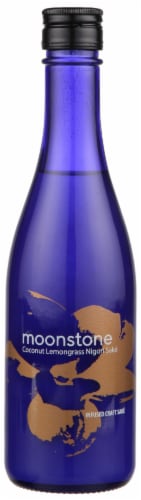 Moonstone Coconut Lemongrass Nigori Sake Perspective: front