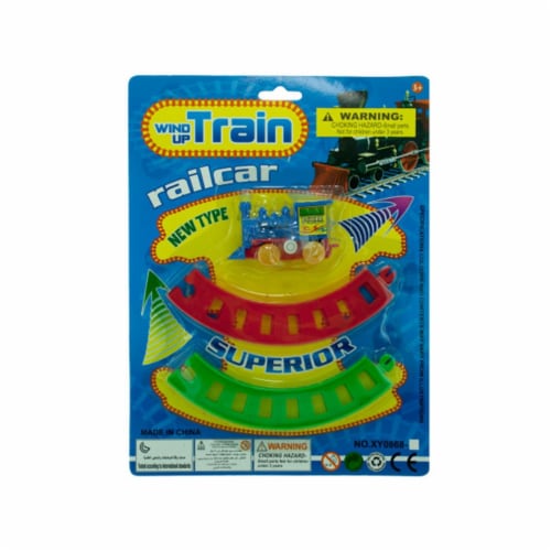 Bulk Buys OC259-48 Wind Up Toy Train With Track Set -Pack of 48 Perspective: front