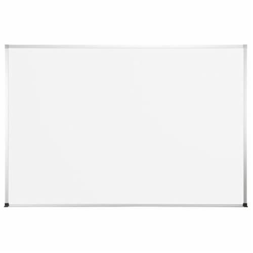 Best Rite 2H1NC 3 x 4 ABC Aluminum Trim TuF Rite Dry Erase White Board Perspective: front